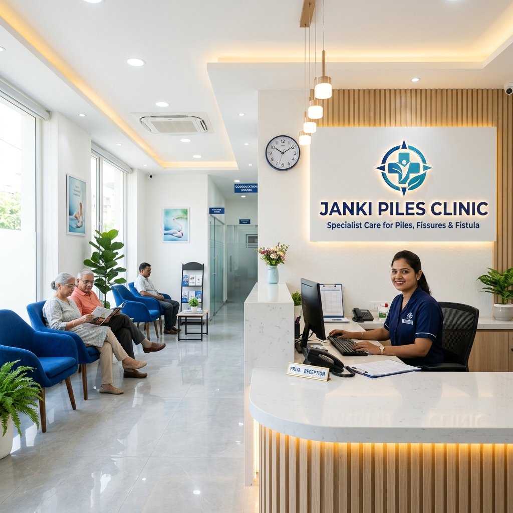 Janki Piles Clinic Bhaniyawala Reception